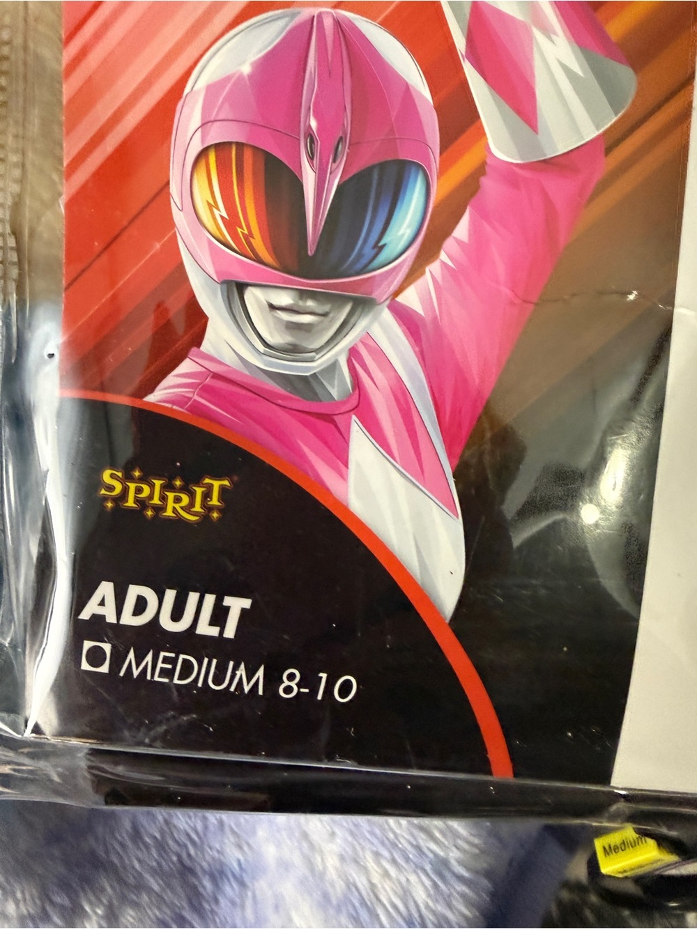 Spirit Halloween mighty morphin Pink Power Ranger Costume Medium NWT - Picture 4 of 6